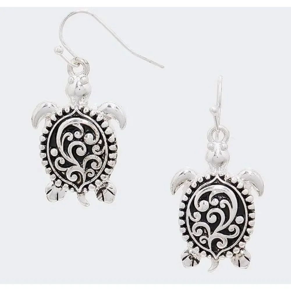 New Womens Tribal Cactus & Arrow Teepee Earrings